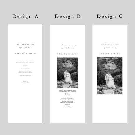 set   -Place book - welcome item - seating chart