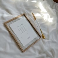 clear photo frame