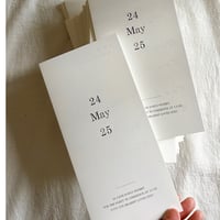 シンプルな席次表 [ 3design ]