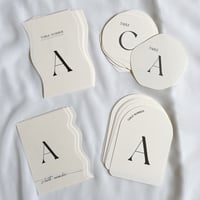 【形が選べる】 Table Numbers