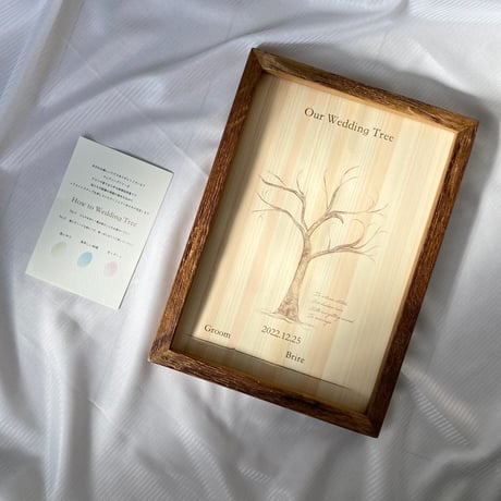 ひのきの紙のwedding tree