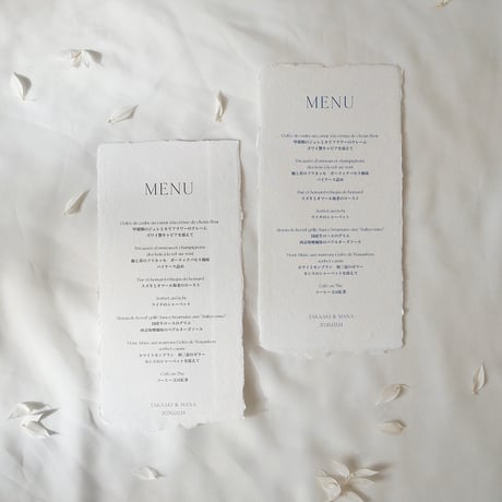 MENU コットン｜Handmade cotton