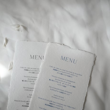MENU コットン｜Handmade cotton