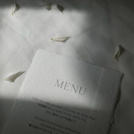 MENU コットン｜Handmade cotton
