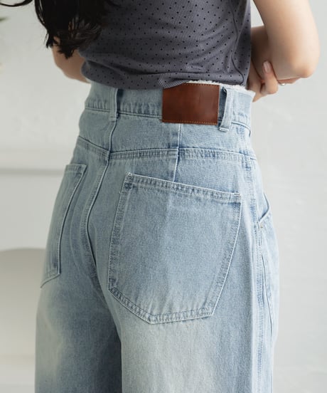 バレルデニムパンツ