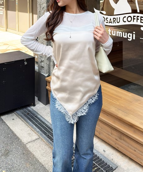 サテンスカーフ