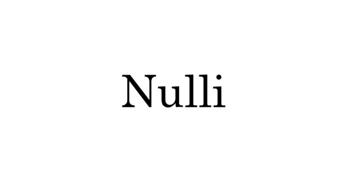 【公式】 ヌリ | Nulli Official Web Store