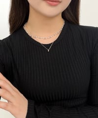 ２連パールネックレス