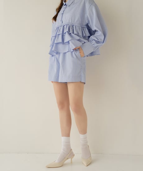 ストライプショートパンツ