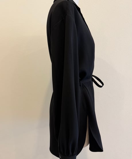VERA－Wrap Blouse / Black
