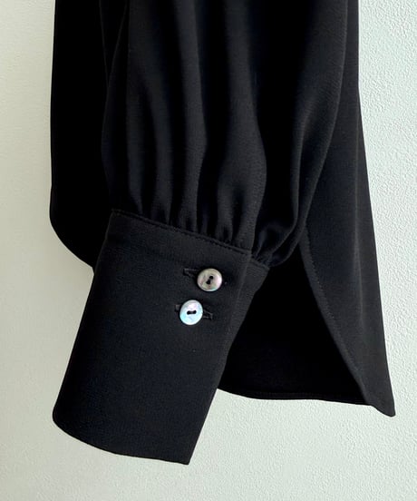 VERA－Wrap Blouse / Black