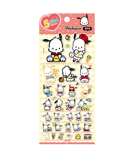 【韓国限定】5size Sticker サンリオ 7種類