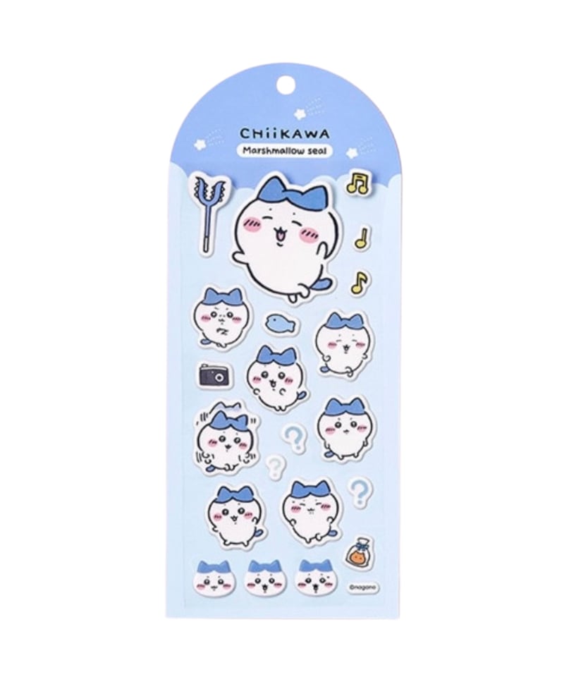 韓国限定】マシュマロシール ちいかわ 3種類 | KOREA STICKER STORE