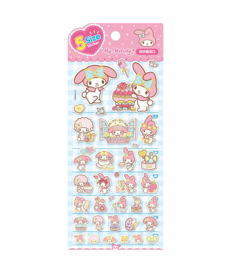 【韓国限定】5size Sticker サンリオ 7種類