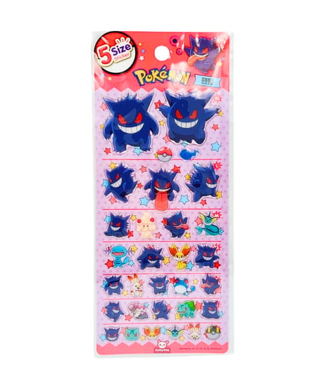 【韓国限定】5size Sticker ポケモン 2種類