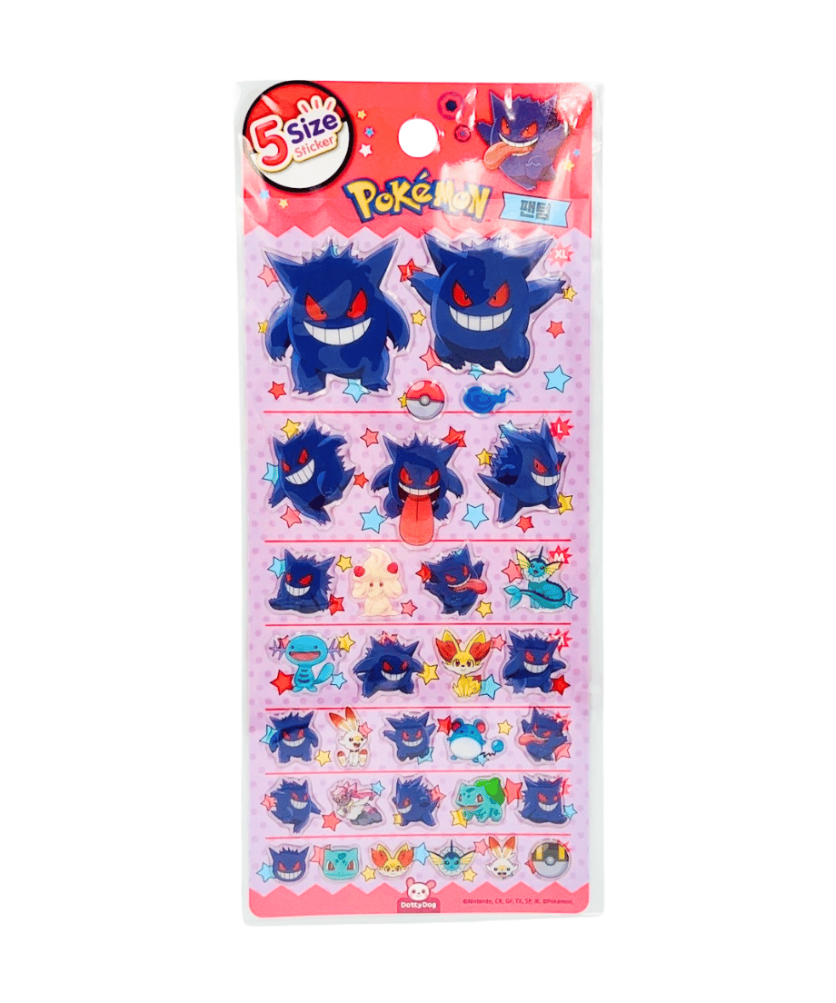 韓国限定】5size Sticker ポケモン 2種類 | KOREA STICKER STORE