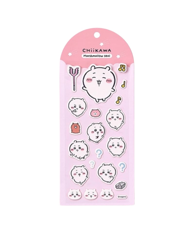 韓国限定】マシュマロシール ちいかわ 3種類 | KOREA STICKER STORE