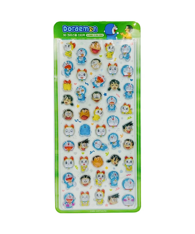 韓国限定】3Dクリスタルステッカー ドラえもん 2種類 | KOREA STICKER