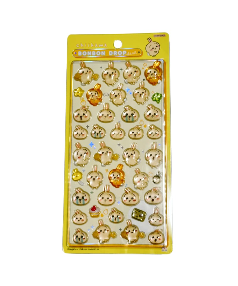 正規品　BONBON DROP シール ちいかわ8枚セット 国内正規品】ボンボンドロップシール ちいかわ 8種類 | KOREA STICKER