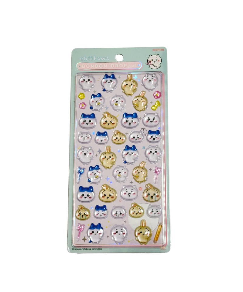 正規品　BONBON DROP シール ちいかわ8枚セット 国内正規品】ボンボンドロップシール ちいかわ 8種類 | KOREA STICKER