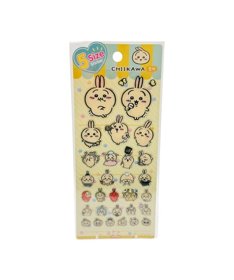 【韓国限定】5size Sticker ちいかわ 3種類