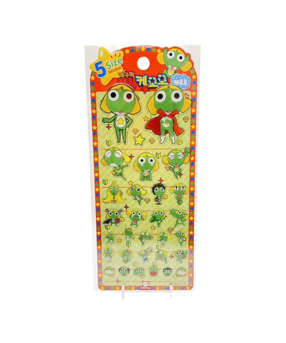 韓国限定】5size Sticker ケロロ軍曹 2種類 | KOREA STICKER S