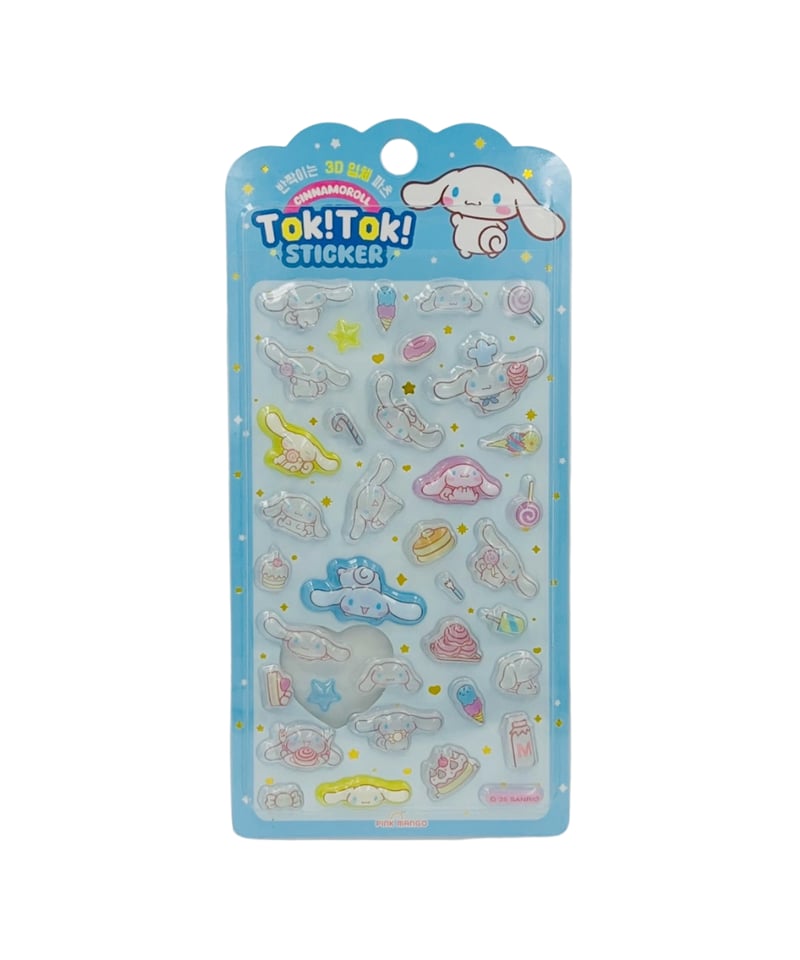 ゆうパック送料込み　新品　韓国公式　サンリオ　Tok!Tok! STICKER　(シール)　５種類 韓国限定】Tok!Tok!STICKER サンリオ 5種類 | KOREA STICKER