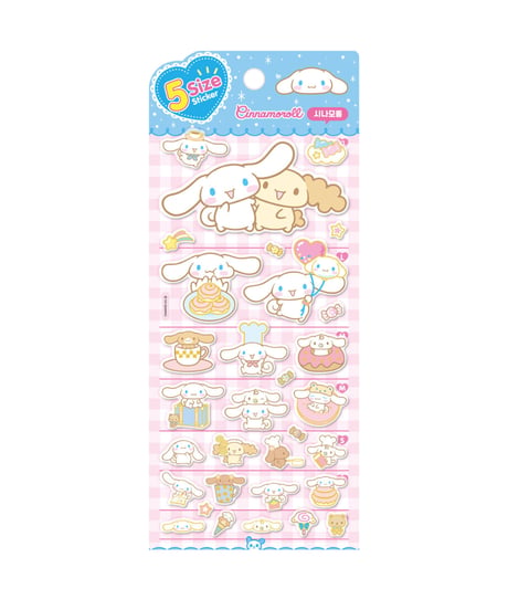 【韓国限定】5size Sticker サンリオ 7種類
