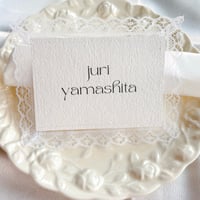 lace place card （Large）
