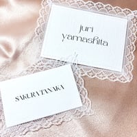 lace place card （small）