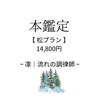 本鑑定｜🌲松プラン（14,800円）
