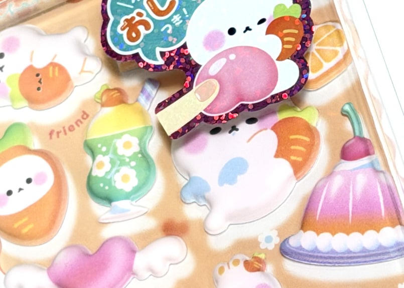 クーリア】スペシャルもっちもちシール キャロットうさちゃん≪おしり