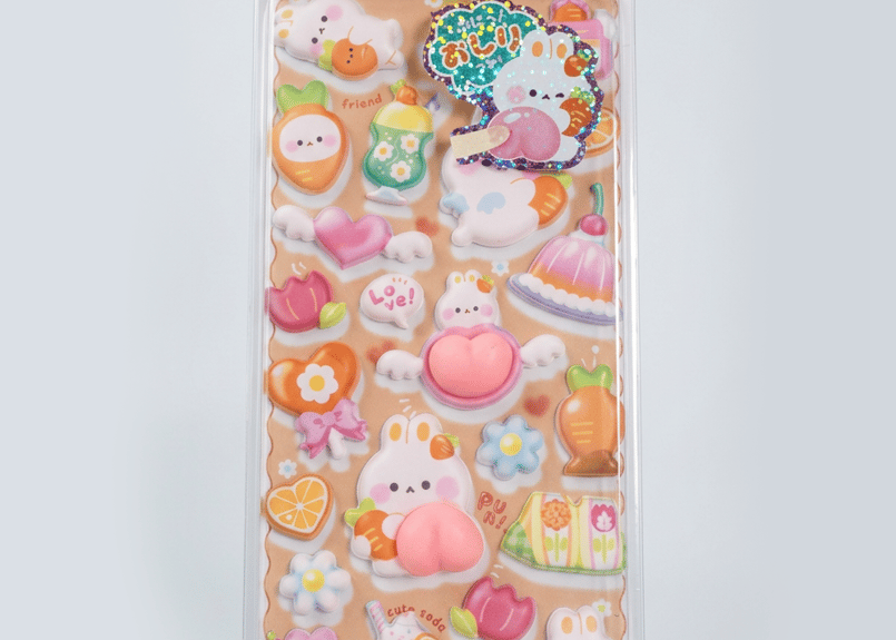 クーリア】スペシャルもっちもちシール キャロットうさちゃん≪おしり