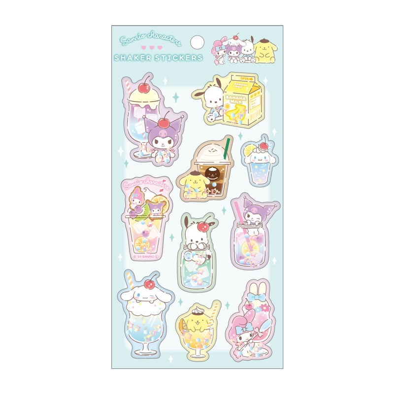 サンリオ】シェイカーステッカーズ きらめきドリンク≪サンリオ