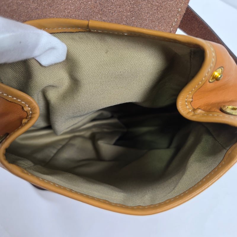 【未使用】SOMES SADDLE レザーリュック　 ダークブラウン SOMES SADDLE レザーミニリュック 【状態ランクB】 | 藍 used sele
