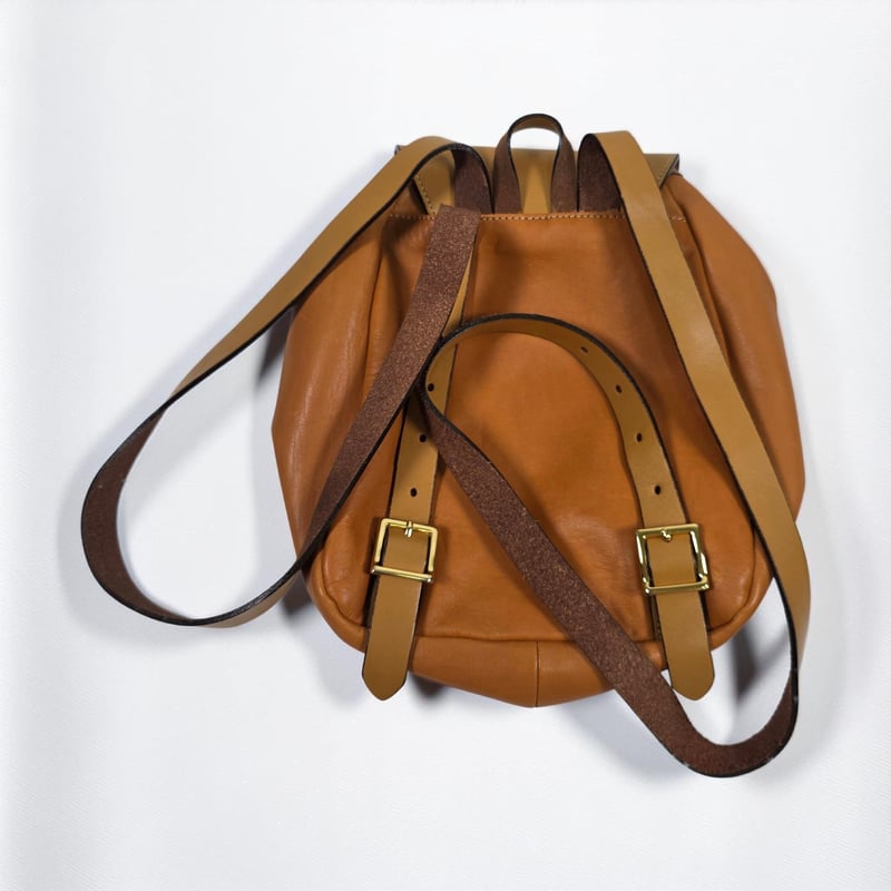 【未使用】SOMES SADDLE レザーリュック　 ダークブラウン SOMES SADDLE レザーミニリュック 【状態ランクB】 | 藍 used sele