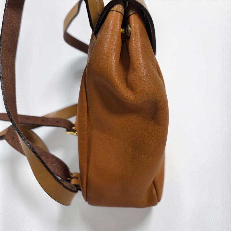 SOMES SADDLE レザーミニリュック 【状態ランクB】 | 藍 used sele