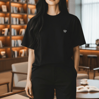 kinali 黒Tシャツ(ライトグレー)