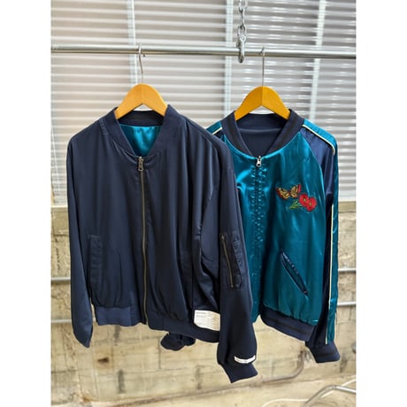 Reversible Pullover Short-Length Embroidered Jacket