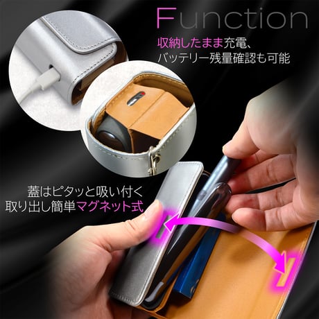 SOAREM アイコス ケース 【 イルマｉ / イルマ 】IQOS ILUMA ストラップ付き