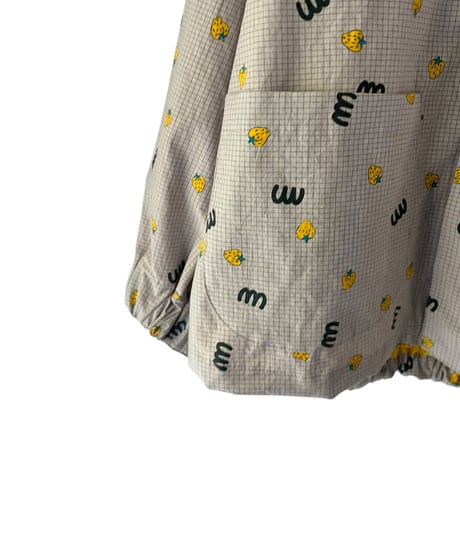 M&SB PATTERNED ZIP BLOUSON