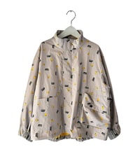 M&SB PATTERNED ZIP BLOUSON