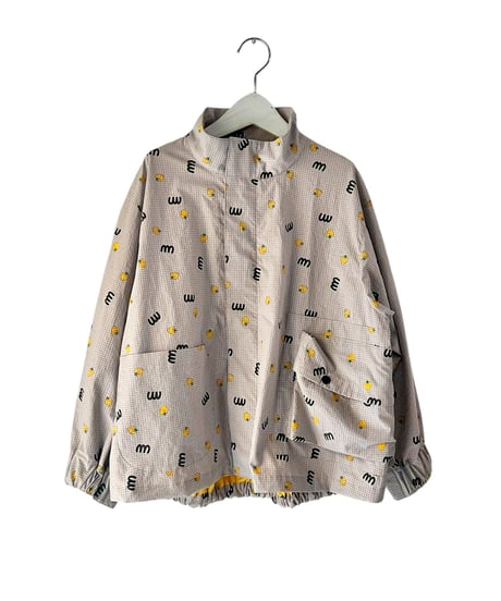 M&SB PATTERNED ZIP BLOUSON