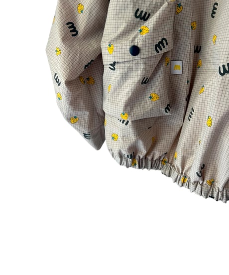 M&SB PATTERNED ZIP BLOUSON