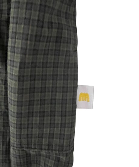GRN PLAID BACK POCKET PANTS