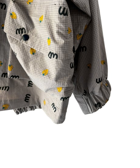 M&SB PATTERNED ZIP BLOUSON