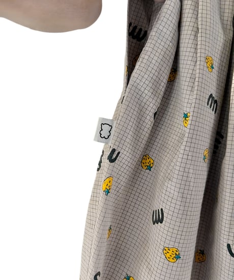 M&SB PATTERNED TEPERED PANTS