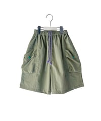 LIGHT SHELL BULKY TAFFETA CARGO SHORT PANTS