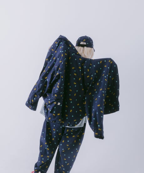 M&SB PATTERNED ZIP BLOUSON