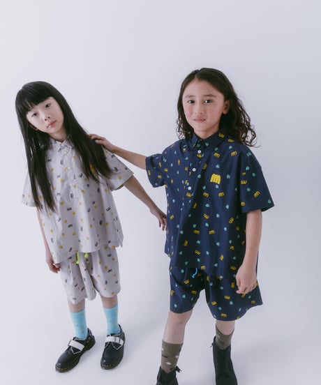 M&SB PATTERNED PULLOVER SHIRT